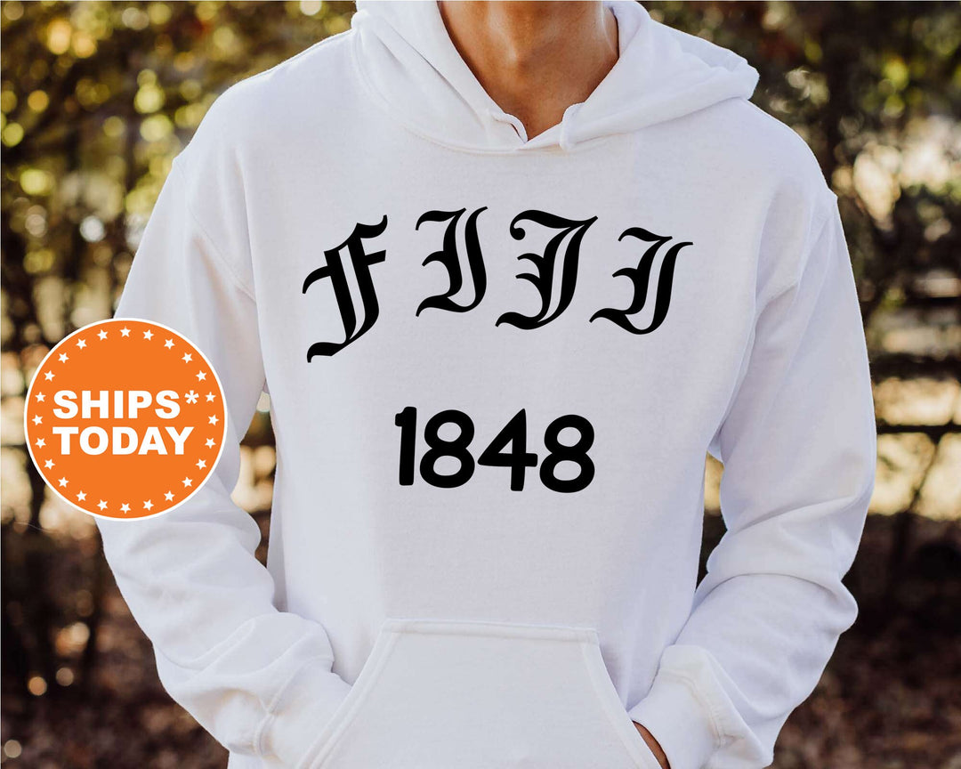 FIJI Old English Oaths Fraternity Sweatshirt | Phi Gamma Delta Sweatshirt | Rush Sweatshirt | Bid Day Gift | College Greek Apparel _ 11190g