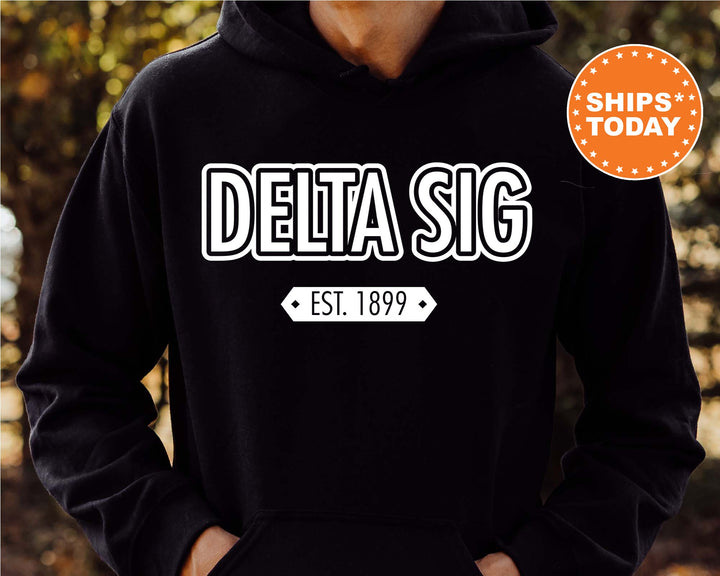 Delta Sigma Phi Legacy Fraternity Sweatshirt | Delta Sig Sweatshirt | Recruitment Gift | Comfy Greek Sweatshirt | Greek Apparel _  10905g