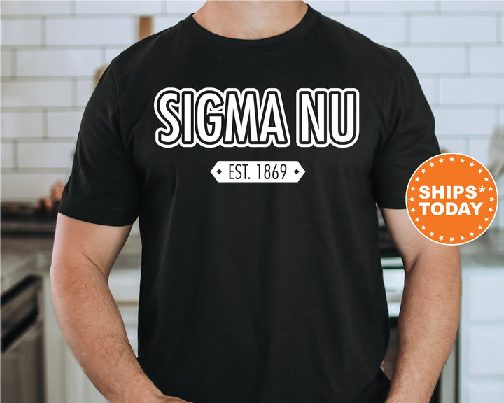 Sigma Nu Legacy Fraternity T-Shirt | Sigma Nu Shirt | Fraternity Chapter Shirt | Rush Shirt | Comfort Colors Tees | Gift For Him _ 10921g