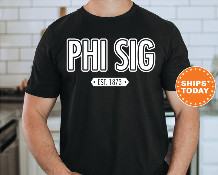Phi Sigma Kappa Legacy Fraternity T-Shirt | Phi Sig Shirt | Fraternity Chapter Shirt | Rush Shirt | Comfort Colors | Gift For Him _ 10915g