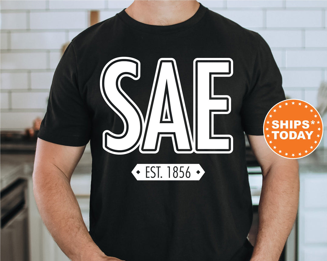 Sigma Alpha Epsilon Legacy Fraternity T-Shirt | SAE Shirt | Fraternity Chapter Shirt | Rush Shirt | Comfort Colors | Gift For Him _ 10918g