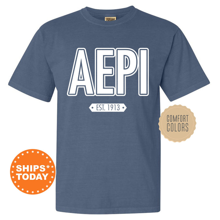 Alpha Epsilon Pi Legacy Fraternity T-Shirt | AEPi Shirt | Fraternity Chapter Shirt | Rush Shirt | Comfort Colors Tee | Gift For Him _ 10898g