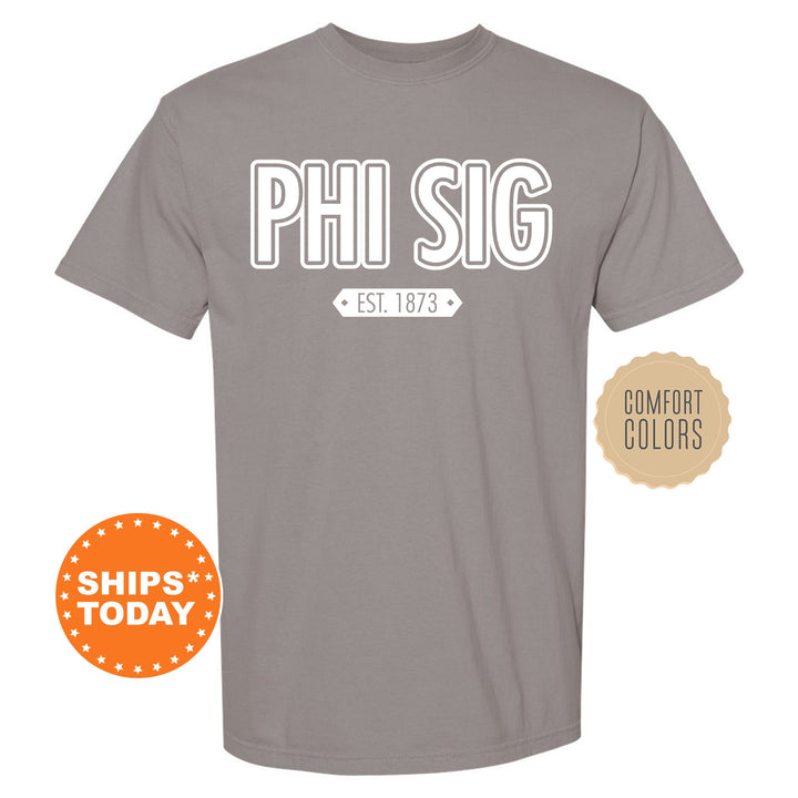 Phi Sigma Kappa Legacy Fraternity T-Shirt | Phi Sig Shirt | Fraternity Chapter Shirt | Rush Shirt | Comfort Colors | Gift For Him _ 10915g
