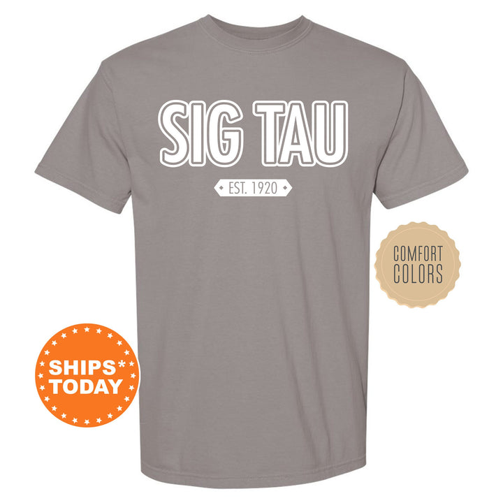 Sigma Tau Gamma Legacy Fraternity T-Shirt | Sig Tau Shirt | Fraternity Chapter Shirt | Rush Shirt | Comfort Colors | Gift For Him _ 10924g