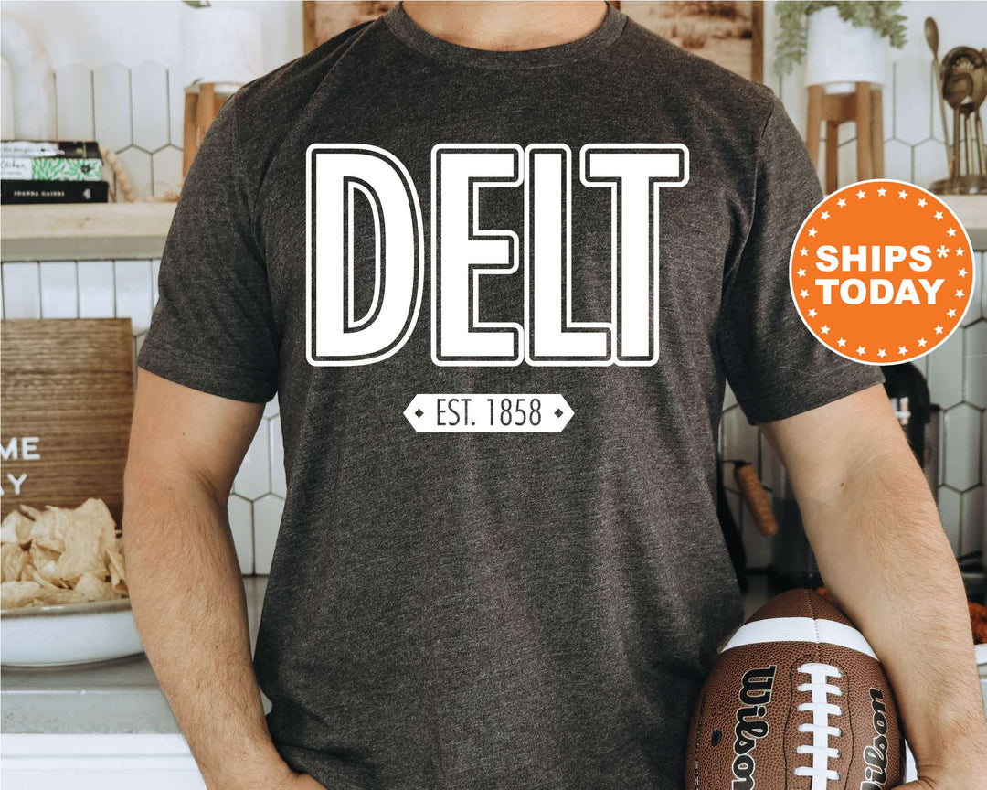 Delta Tau Delta Legacy Fraternity T-Shirt | Delt Shirt | Fraternity Chapter Shirt | Rush Shirt | Comfort Colors Tees | Gift For Him _ 10906g