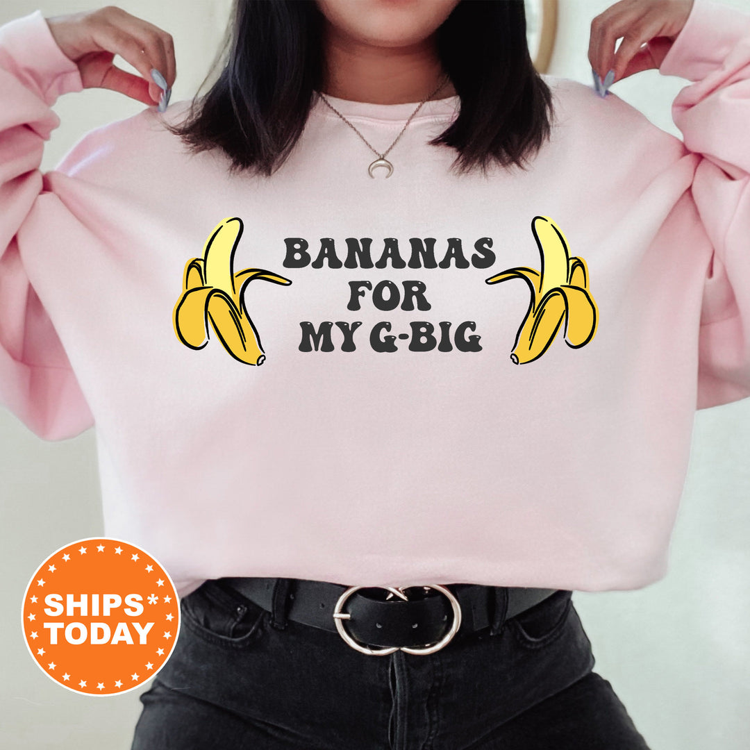 Big Little GBig GGBig Barmy Bananas Sorority Sweatshirt | Big Little Reveal | Sorority Gift | Big Little Family | Matching Sweatshirt _ 132