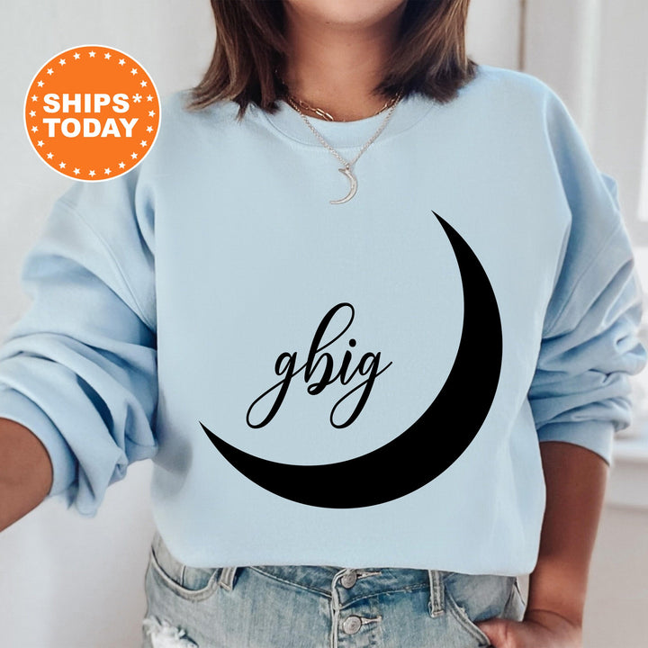 Big Little GBig GGBig Crescent Moon Sorority Sweatshirt | Big Little Gift | Sorority Reveal | Bid Day Basket | Big Little Sweatshirt _ 87