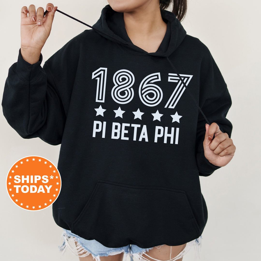 Pi Beta Phi Star Girls Sorority Sweatshirt | Pi Phi Sorority Merch | Big Little Reveal Sorority Gifts | College Greek Sweatshirt _ 16530g