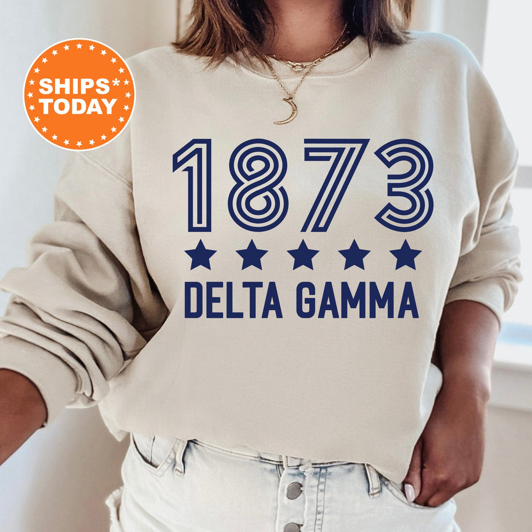 Delta Gamma Star Girls Sorority Sweatshirt | Dee Gee Sorority Merch | Big Little Reveal Sorority Gifts | College Greek Sweatshirt _ 16521g