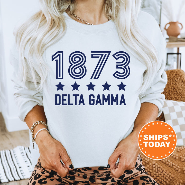 Delta Gamma Star Girls Sorority Sweatshirt | Dee Gee Sorority Merch | Big Little Reveal Sorority Gifts | College Greek Sweatshirt _ 16521g