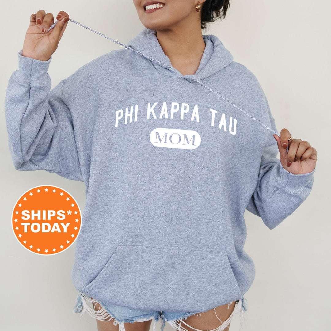 Phi Kappa Tau Athletic Mom Fraternity Sweatshirt | Phi Tau Mom Sweatshirt | Fraternity Mom Hoodie | Mother's Day Gift | Gift For Mom
