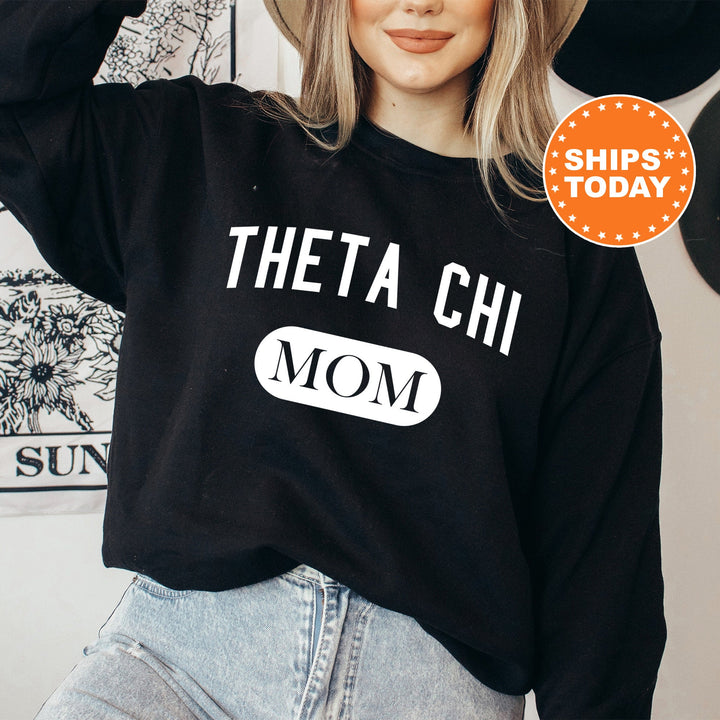 Theta Chi Athletic Mom Fraternity Sweatshirt | Theta Chi Mom Sweatshirt | Fraternity Mom Hoodie | Mother's Day Gift | Gift For Mom