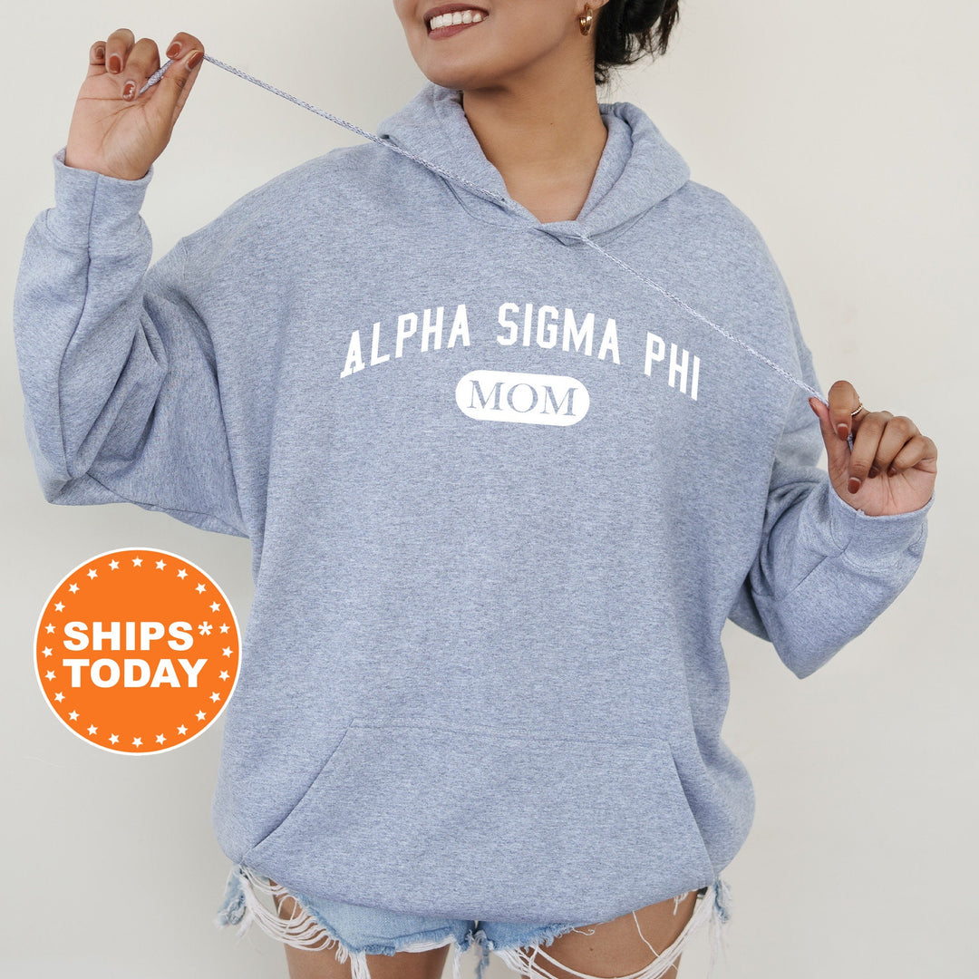 Alpha Sigma Phi Athletic Mom Fraternity Sweatshirt | Alpha Sig Mom Sweatshirt | Fraternity Mom | Mother's Day Gift | Gift For Mom