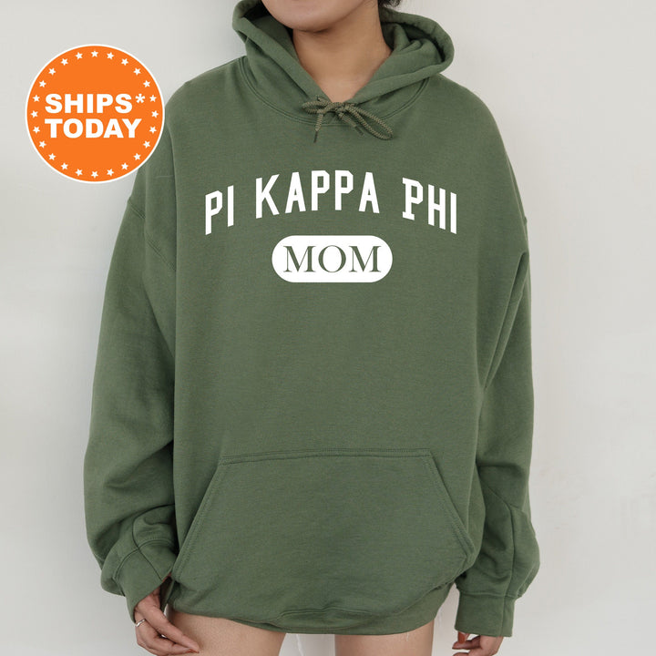 Pi Kappa Phi Athletic Mom Fraternity Sweatshirt | Pi Kapp Mom Sweatshirt | Fraternity Mom Hoodie | Mother's Day Gift | Gift For Mom