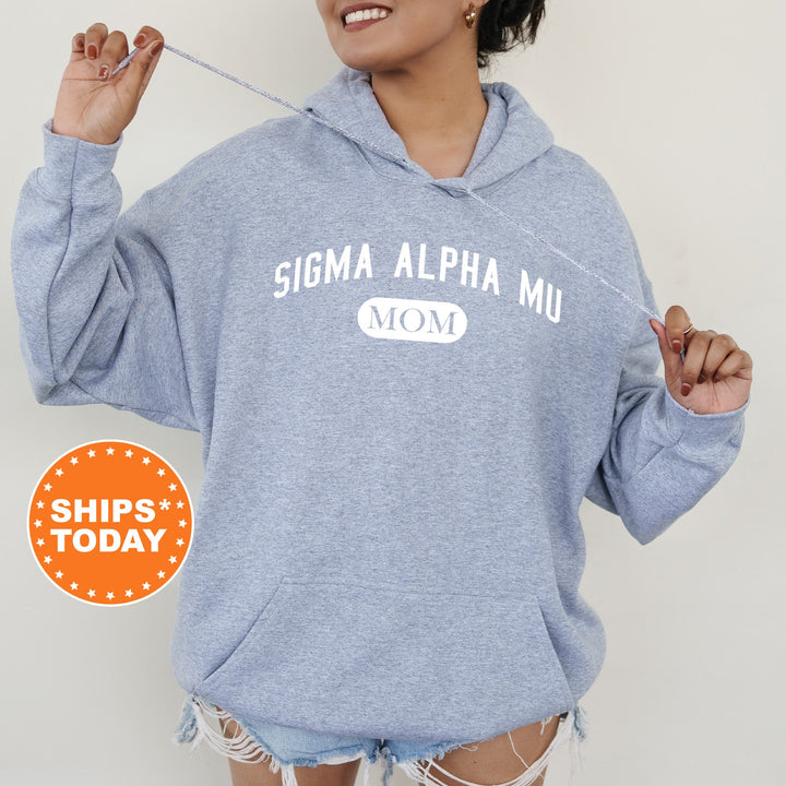 Sigma Alpha Mu Athletic Mom Fraternity Sweatshirt | Sammy Mom Sweatshirt | Fraternity Mom Hoodie | Mother's Day Gift | Gift For Mom