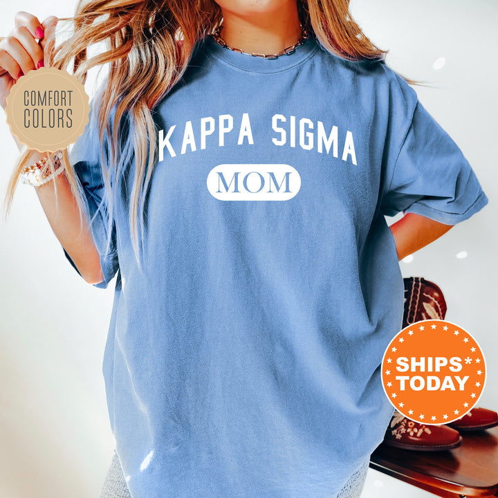 Kappa Sigma Athletic Mom Fraternity T-Shirt | Kappa Sig Mom Shirt | Fraternity Mom Comfort Colors Tee | Mother's Day Gift For Mom _ 6863g