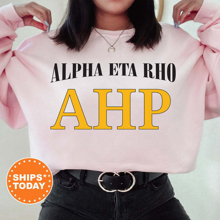 Alpha Eta Rho Greek Identity COED Sweatshirt | Alpha Eta Rho Sweatshirt | Greek Letters | Sorority Letters | Greek Apparel _ 15413g