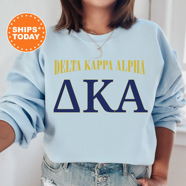 Delta Kappa Alpha Greek Identity COED Sweatshirt | Delta Kappa Alpha Sweatshirt | Greek Letters | Sorority Letters | Greek Apparel _ 15417g