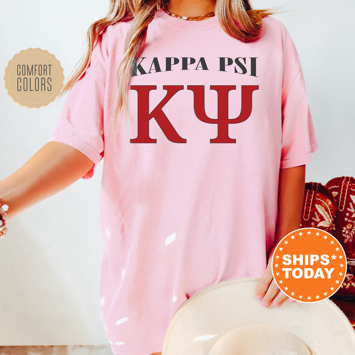Kappa Psi Greek Identity COED T-Shirt | Kappa Psi Shirt | Comfort Colors Tee | Greek Letters | Sorority Letters | Greek Apparel _ 15420g
