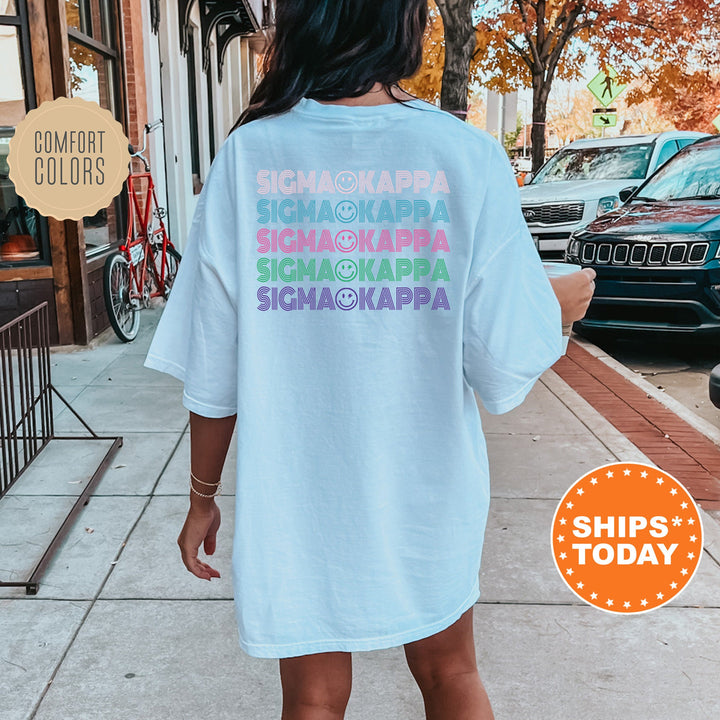 Sigma Kappa Cheery Chic Sorority T-Shirt | Sigma Kappa Comfort Colors Shirt | Sorority Merch | Trendy Big Little Reveal Shirt _ 13888g