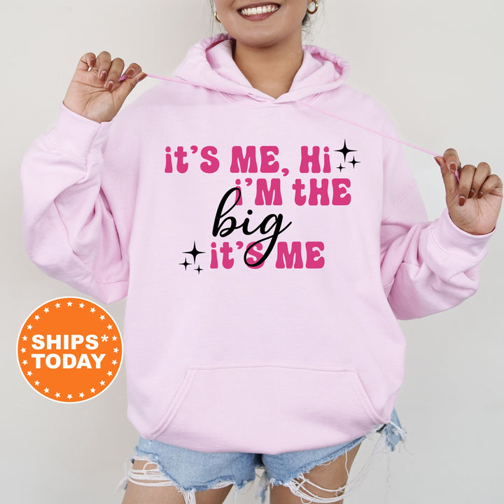 It's Me Hi I'm The Big It's Me | Big Little GBig GGBig Sorority Sweatshirt | Big Little Reveal | Sorority Recruitment Bid Day Gift _ 504