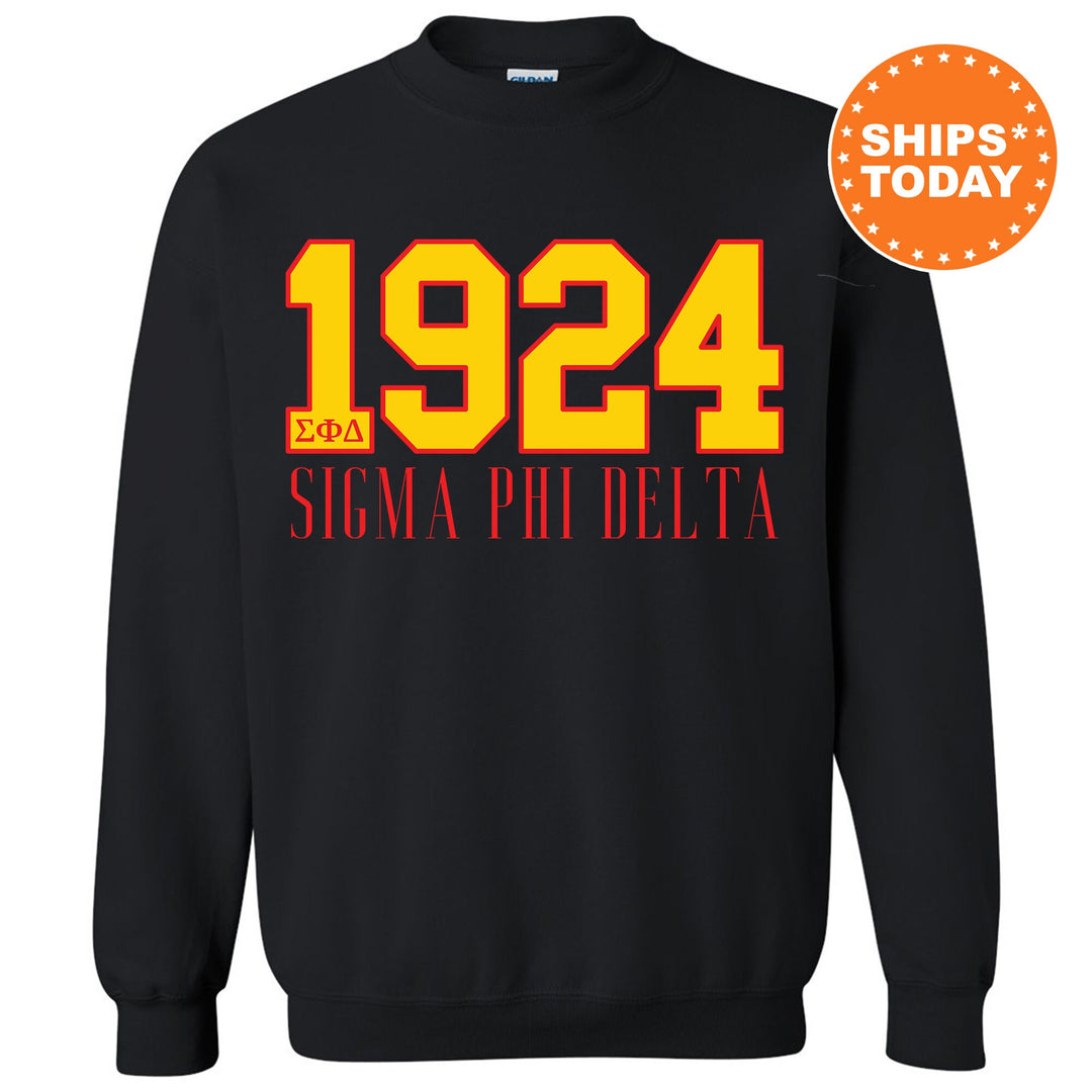Sigma Phi Delta Greek Bond Fraternity Sweatshirt | Sigma Phi Delta Sweatshirt | Fraternity Gift | Greek Letters | College Crewneck _  15566g