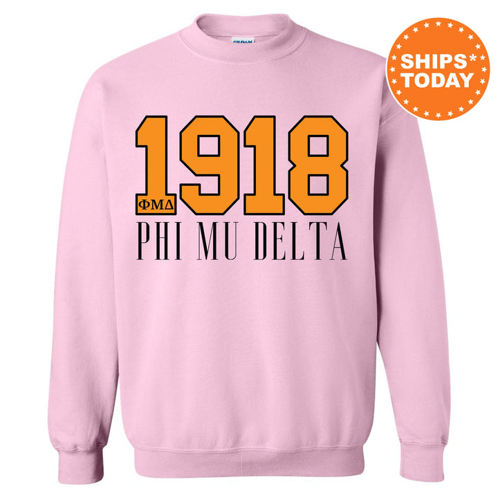 Phi Mu Delta Greek Bond Fraternity Sweatshirt | Phi Mu Delta Sweatshirt | Fraternity Gift | Greek Letters | College Crewneck _  15559g
