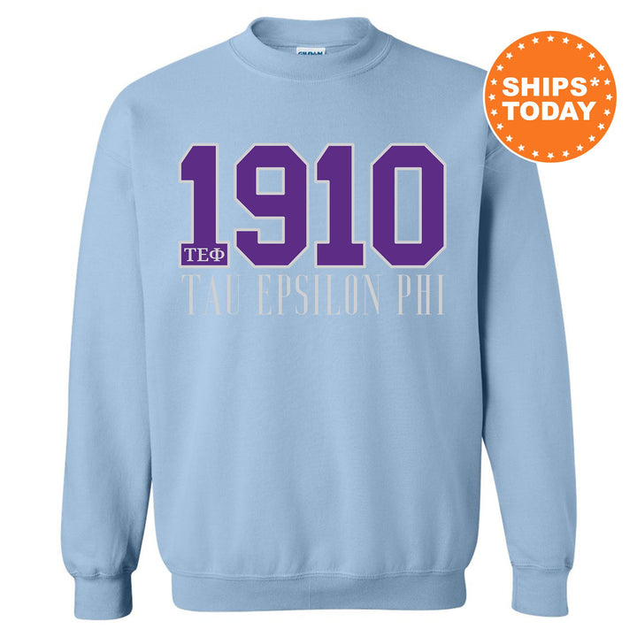 Tau Epsilon Phi Greek Bond Fraternity Sweatshirt | TEP Sweatshirt | Fraternity Gift | Greek Letters | College Crewneck | Bid day _  15567g