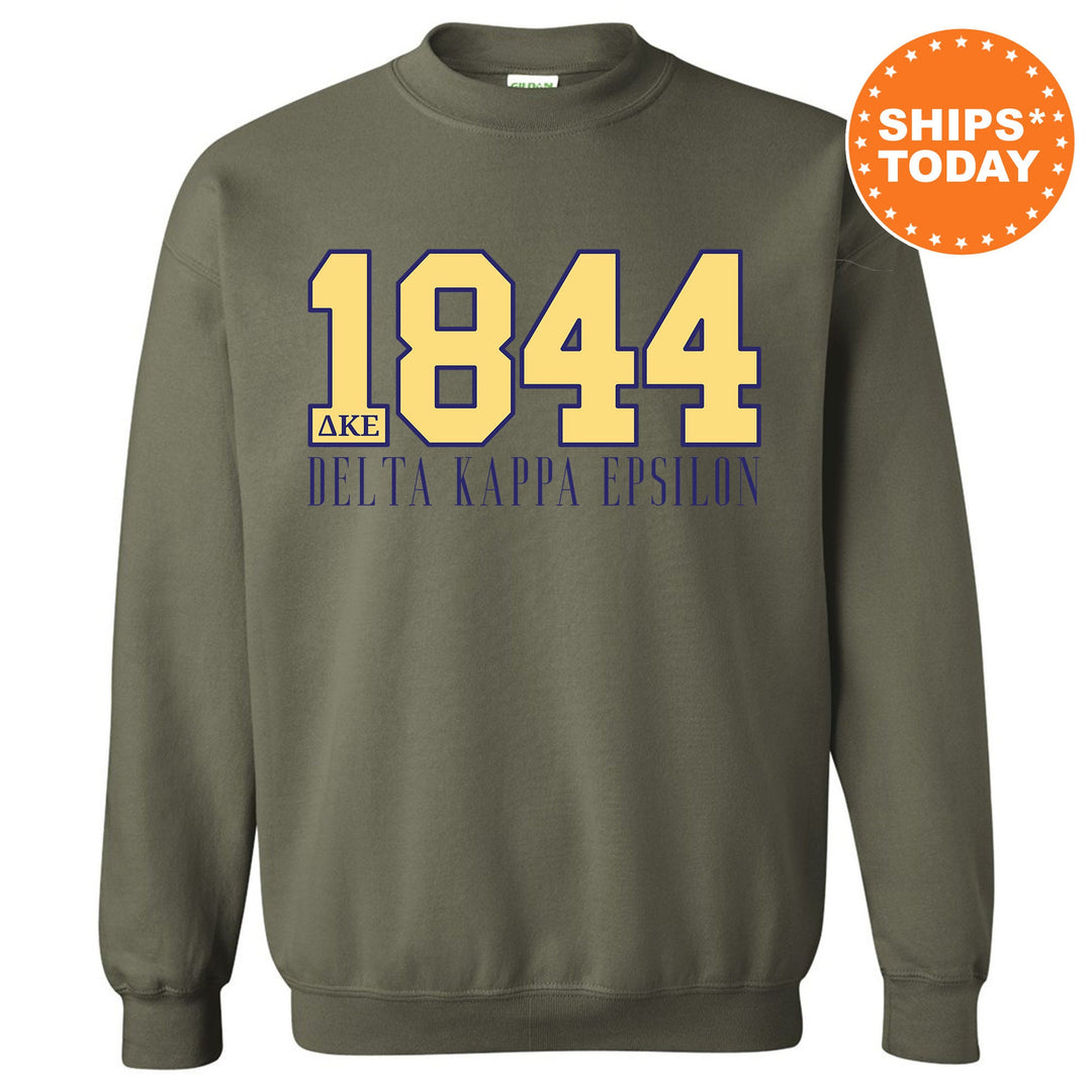 Delta Kappa Epsilon Greek Bond Fraternity Sweatshirt | DKE Sweatshirt | Fraternity Gift | Greek Letters | College Crewneck _  15547g