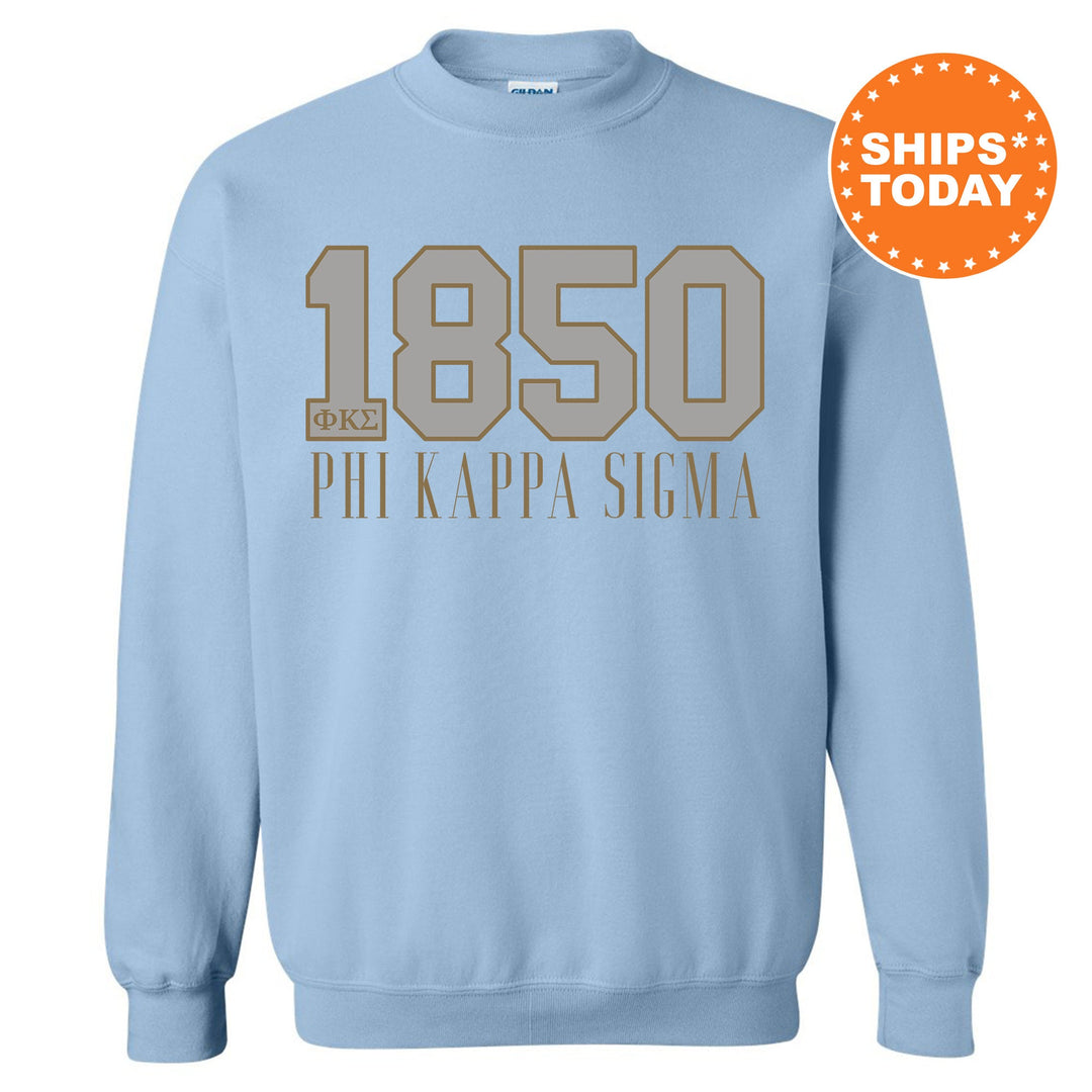 Phi Kappa Sigma Greek Bond Fraternity Sweatshirt | Skulls Sweatshirt | Fraternity Gift | Greek Letters | College Crewneck _  15557g