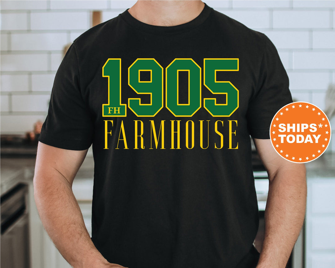 Farmhouse Greek Bond Fraternity T-Shirt | Farmhouse Shirt | Comfort Colors Tee | Fraternity Gift | College Greek Apparel _ 15548g