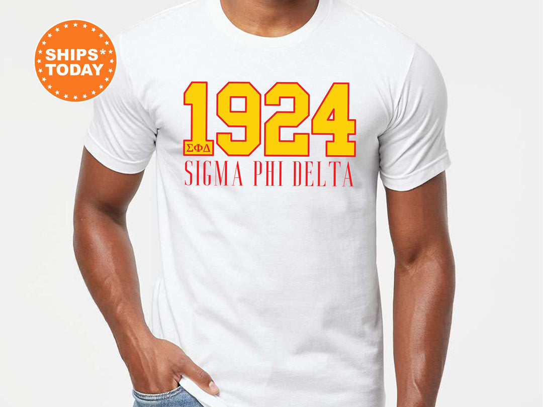 Sigma Phi Delta Greek Bond Fraternity T-Shirt | Sigma Phi Delta Shirt | Comfort Colors Tee | Fraternity Gift | Greek Apparel _ 15566g