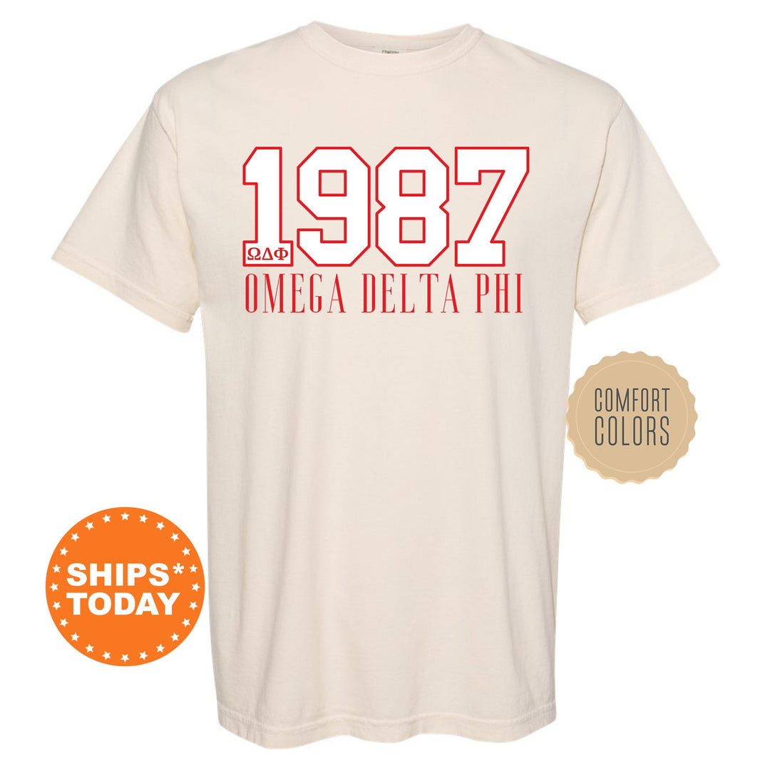 Omega Delta Phi Greek Bond Fraternity T-Shirt | Omega Delta Phi Shirt | ODPhi Comfort Colors Tee | Fraternity Gift | Greek Apparel _ 15556g