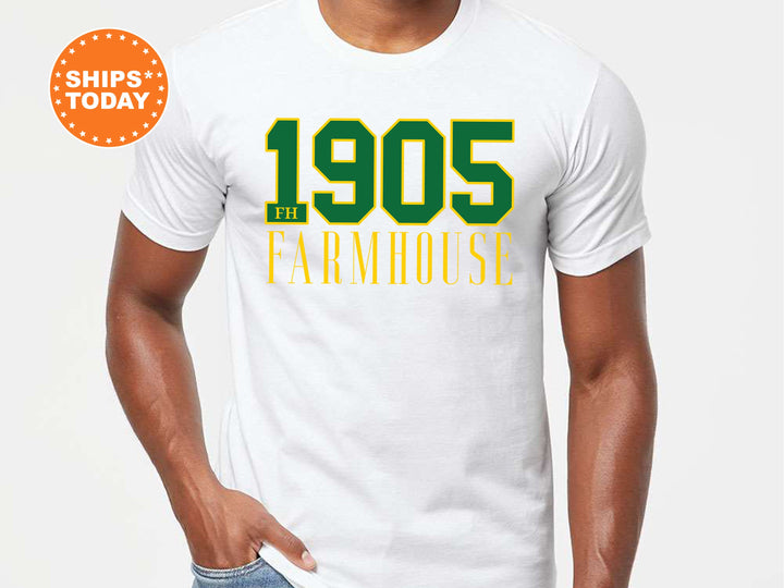 Farmhouse Greek Bond Fraternity T-Shirt | Farmhouse Shirt | Comfort Colors Tee | Fraternity Gift | College Greek Apparel _ 15548g