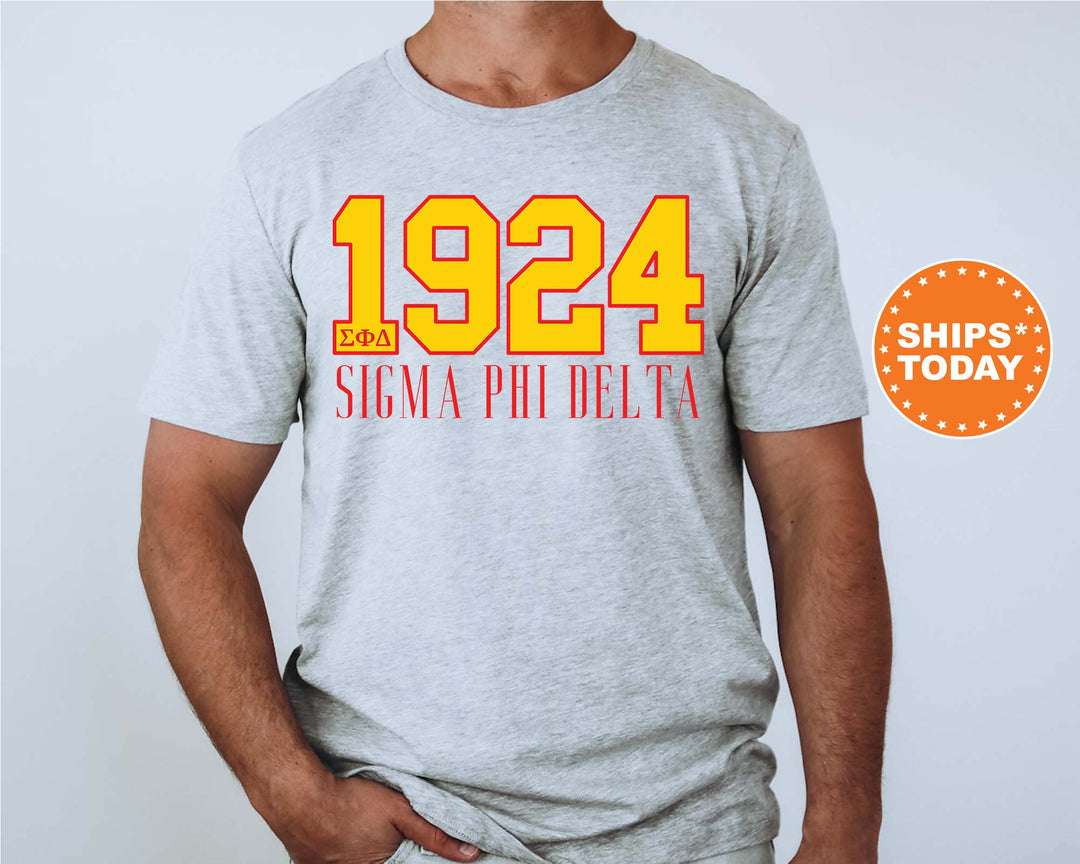 Sigma Phi Delta Greek Bond Fraternity T-Shirt | Sigma Phi Delta Shirt | Comfort Colors Tee | Fraternity Gift | Greek Apparel _ 15566g