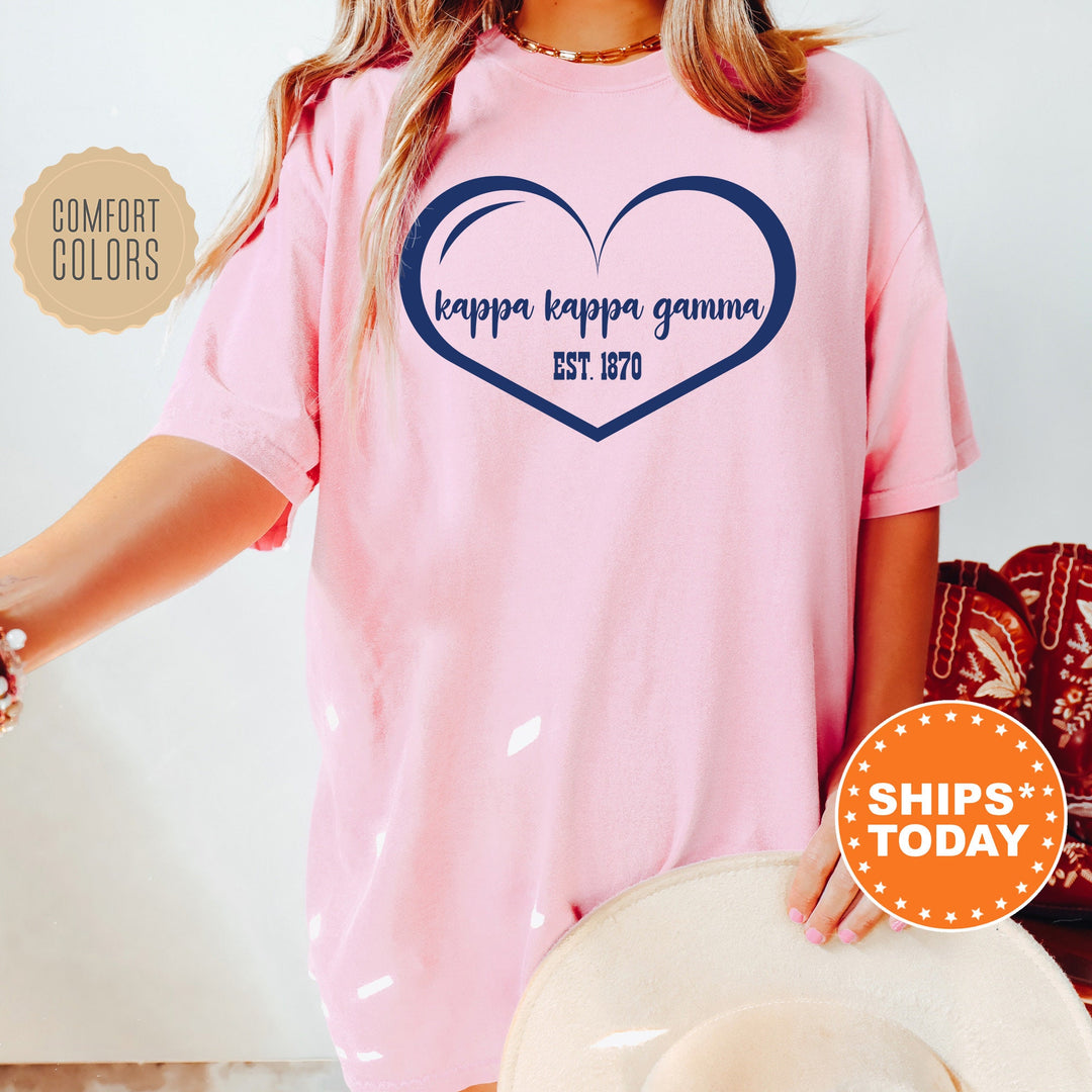 Kappa Kappa Gamma Sisterlove Sorority T-Shirt | Kappa Sorority Merch | Big Little Reveal Comfort Colors Shirt | Sorority Gifts _ 16579g