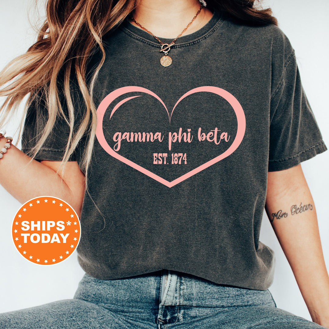 Gamma Phi Beta Sisterlove Sorority T-Shirt | Gamma Phi Sorority Merch | Big Little Reveal Comfort Colors Shirt | Sorority Gifts _ 16576g