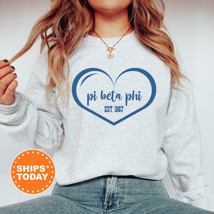 Pi Beta Phi Sisterlove Sorority Sweatshirt | Pi Phi Sorority Apparel | Big Little Reveal | Sorority Gifts | Sorority Merch _ 16582g