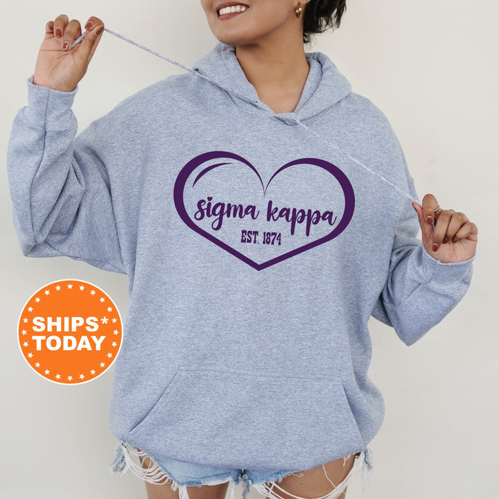 Sigma Kappa Sisterlove Sorority Sweatshirt | Sigma Kappa Sorority Apparel | Big Little Reveal | Sorority Gifts | Sorority Merch _ 16584g