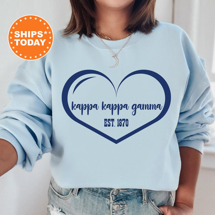 Kappa Kappa Gamma Sisterlove Sorority Sweatshirt | KAPPA Sorority Apparel | Big Little Reveal | KKG Sorority Gifts | Sorority Merch _ 16579g