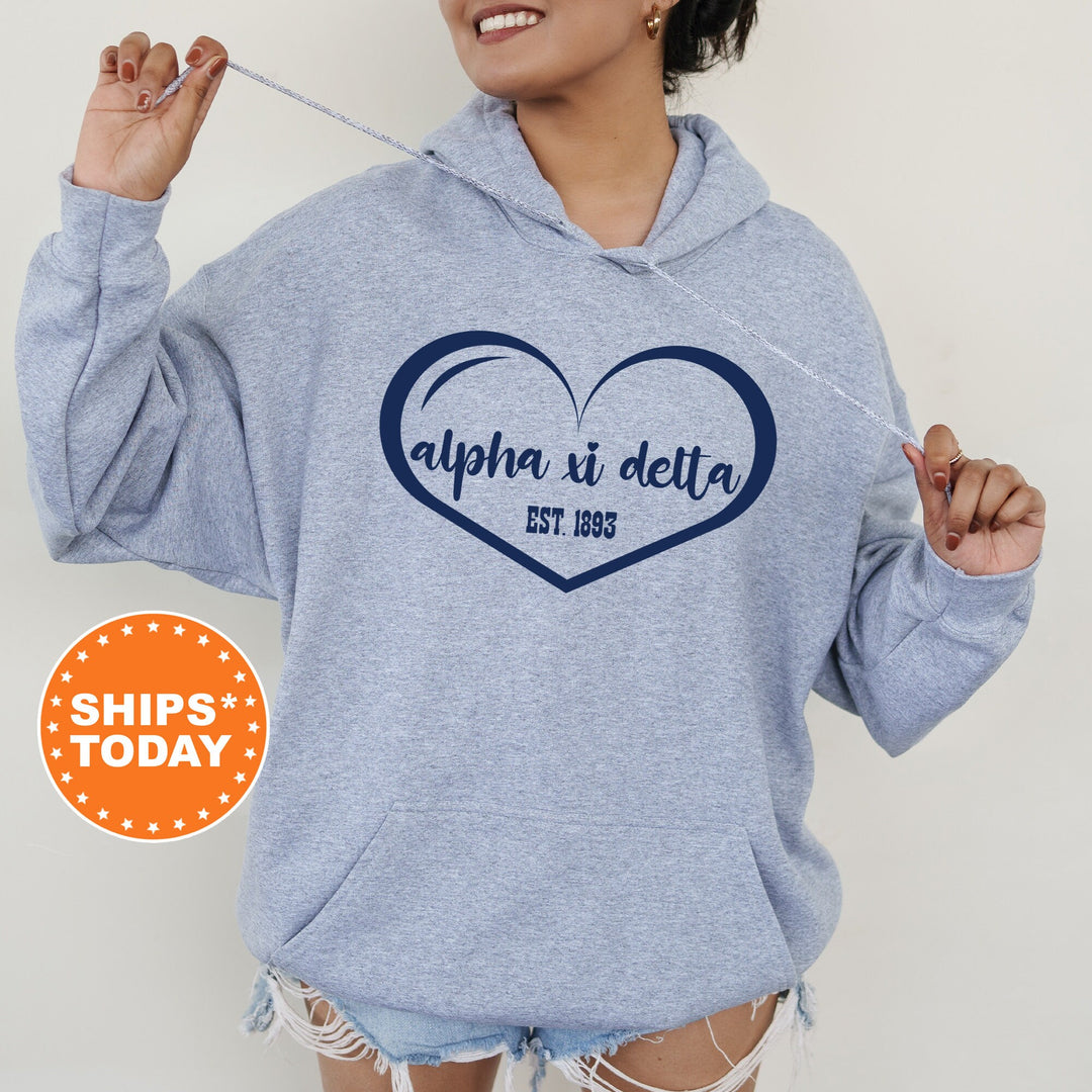 Alpha Xi Delta Sisterlove Sorority Sweatshirt | AXID Sorority Apparel | Big Little Reveal | Alpha Xi Sorority Gift | Sorority Merch _ 16570g