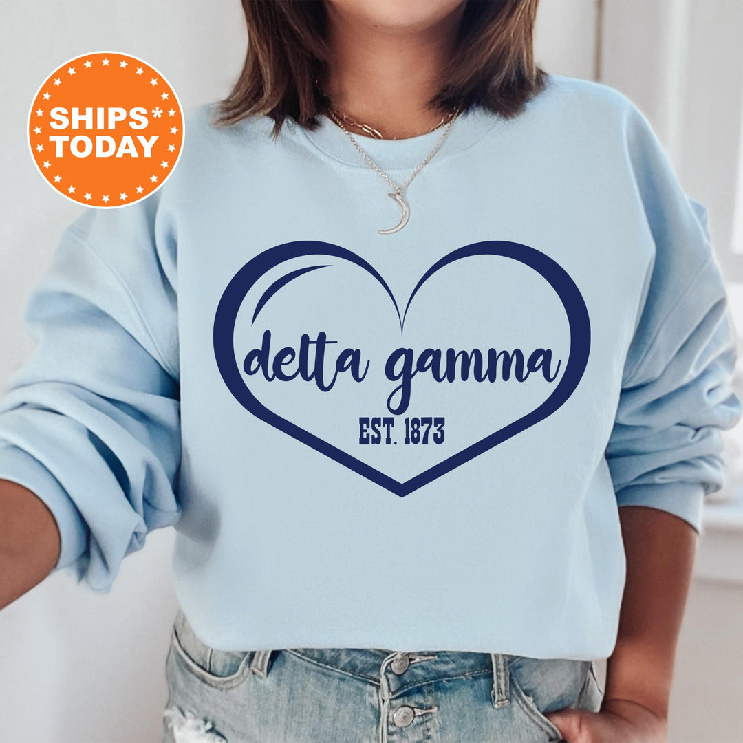 Delta Gamma Sisterlove Sorority Sweatshirt | Dee Gee Sorority Apparel | Big Little Reveal | Sorority Gifts | Sorority Merch _ 16573g