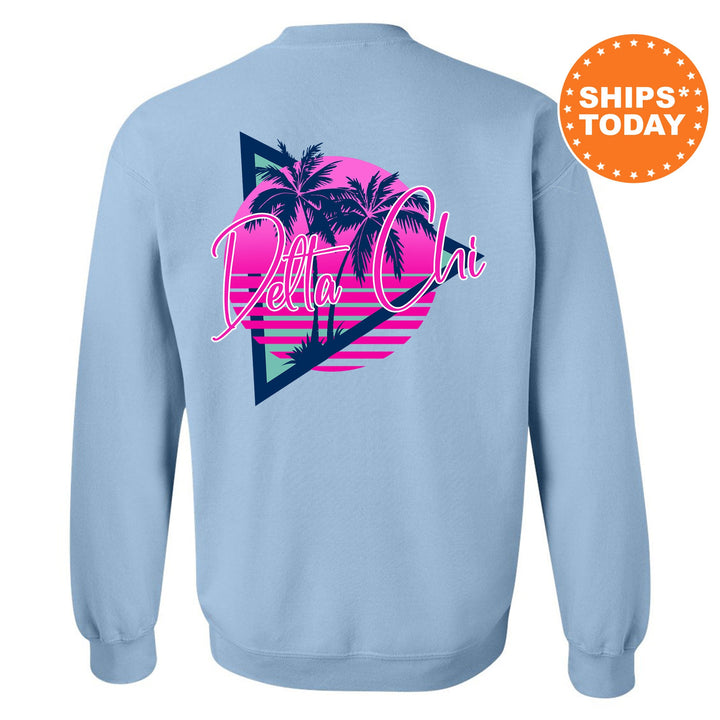 Delta Chi Bright Nights Fraternity Sweatshirt | DChi Crewneck Sweatshirt | Delta Chi Fraternity Rush Gift | New Pledge Sweatshirt