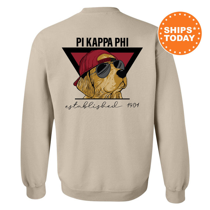 Pi Kappa Phi Paw Prints Fraternity Sweatshirt | Pi Kapp Crewneck | Fraternity Chapter Sweatshirt | Custom Greek Apparel | Bid Day