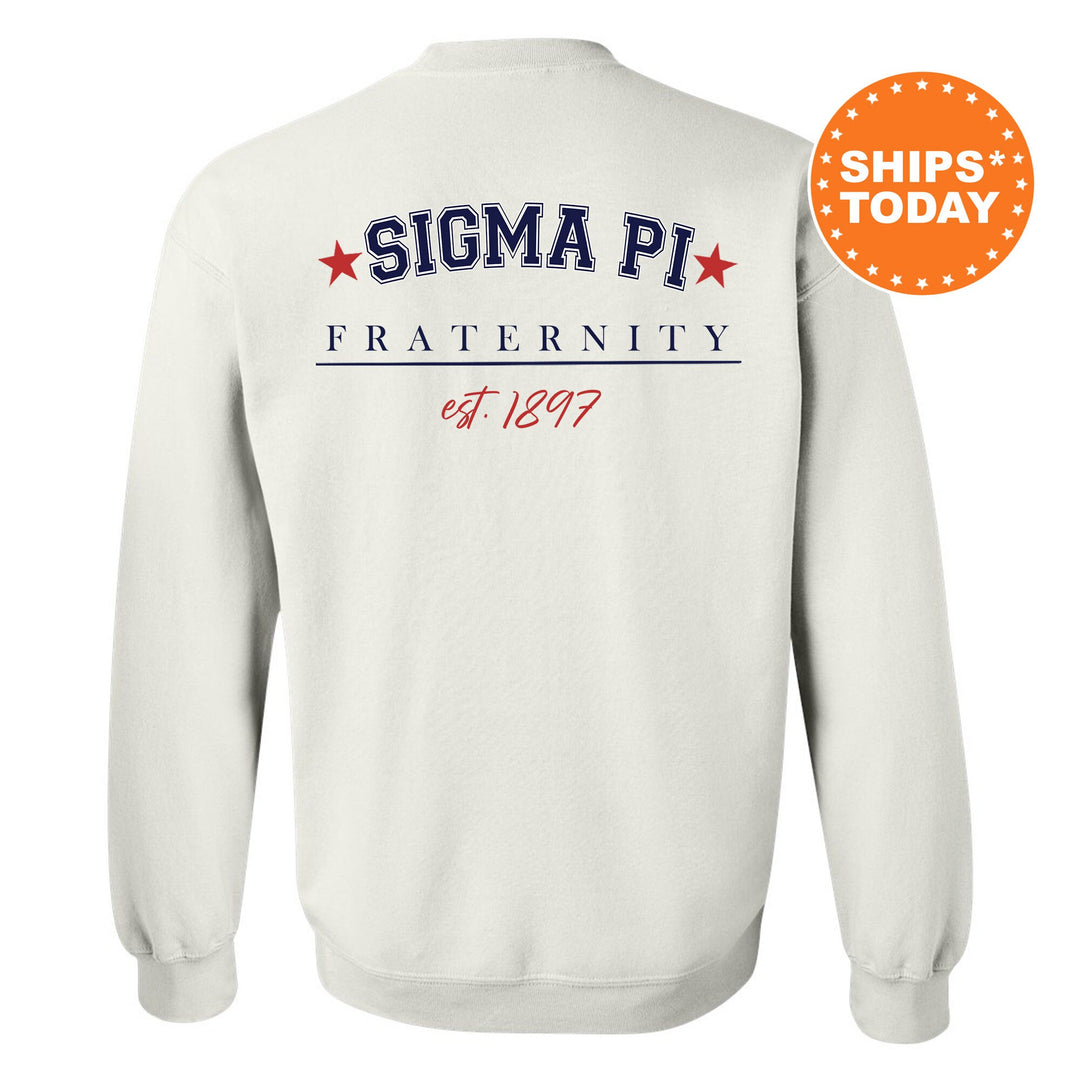 Sigma Pi Patriot Pledge Fraternity Sweatshirt | Sigma Pi Crewneck Sweatshirt | New Pledge Fraternity Gift | Rush Sweatshirt _ 14141g