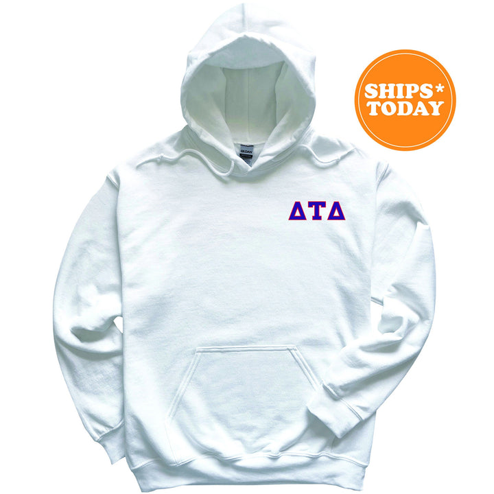 Delta Tau Delta Proud Crests Fraternity Sweatshirt | Delt Sweatshirt | Fraternity Hoodie | Bid Day Gift | Initiation Gift