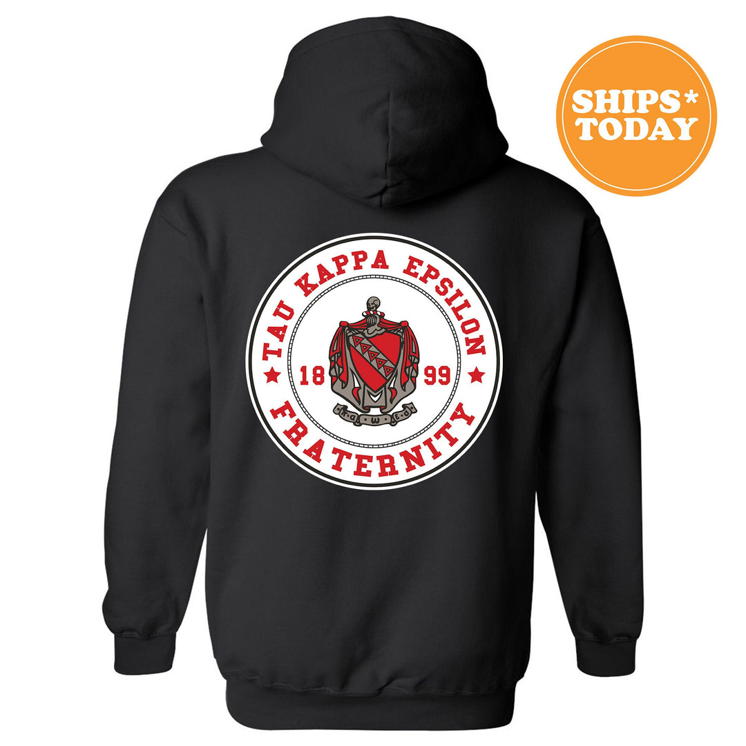 Tau Kappa Epsilon Proud Crests Fraternity Sweatshirt | TKE Sweatshirt | Fraternity Hoodie | Bid Day Gift | Frat Initiation Gift _ 13976g