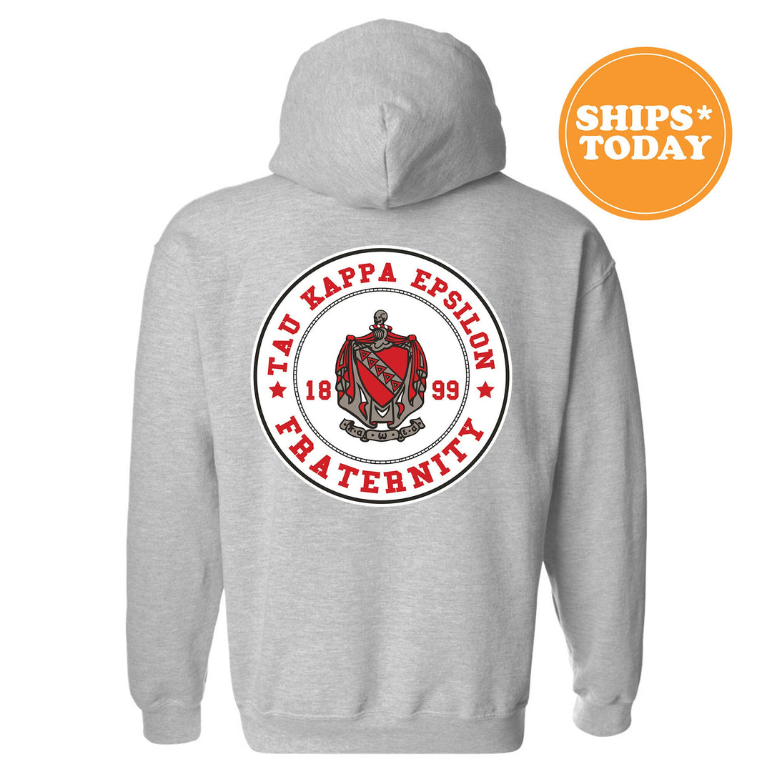 Tau Kappa Epsilon Proud Crests Fraternity Sweatshirt | TKE Sweatshirt | Fraternity Hoodie | Bid Day Gift | Frat Initiation Gift _ 13976g