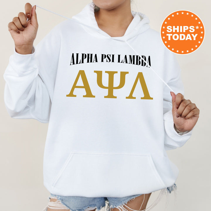 Alpha Psi Lambda Greek Identity COED Sweatshirt | Alpha Psi Lambda Sweatshirt | Greek Letters | Sorority Letters | Greek Apparel _ 15416g