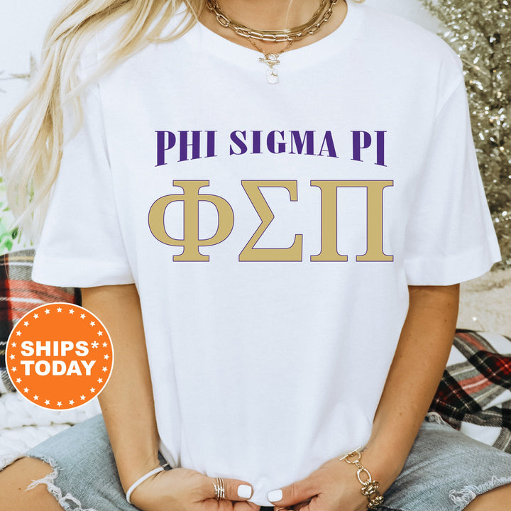 Phi Sigma Pi Greek Identity COED T-Shirt | Phi Sigma Pi Shirt | Comfort Colors Tee | Greek Letters | Sorority Letters _ 15425g